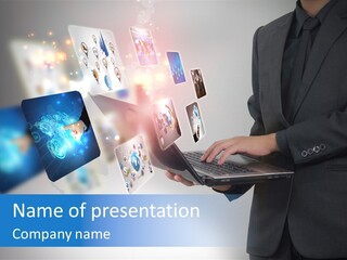 System Conditioner Remote PowerPoint Template