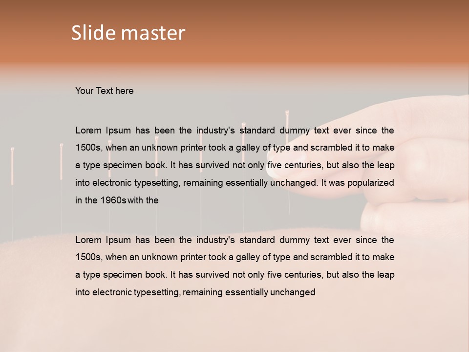 Electric Supply Temperature PowerPoint Template