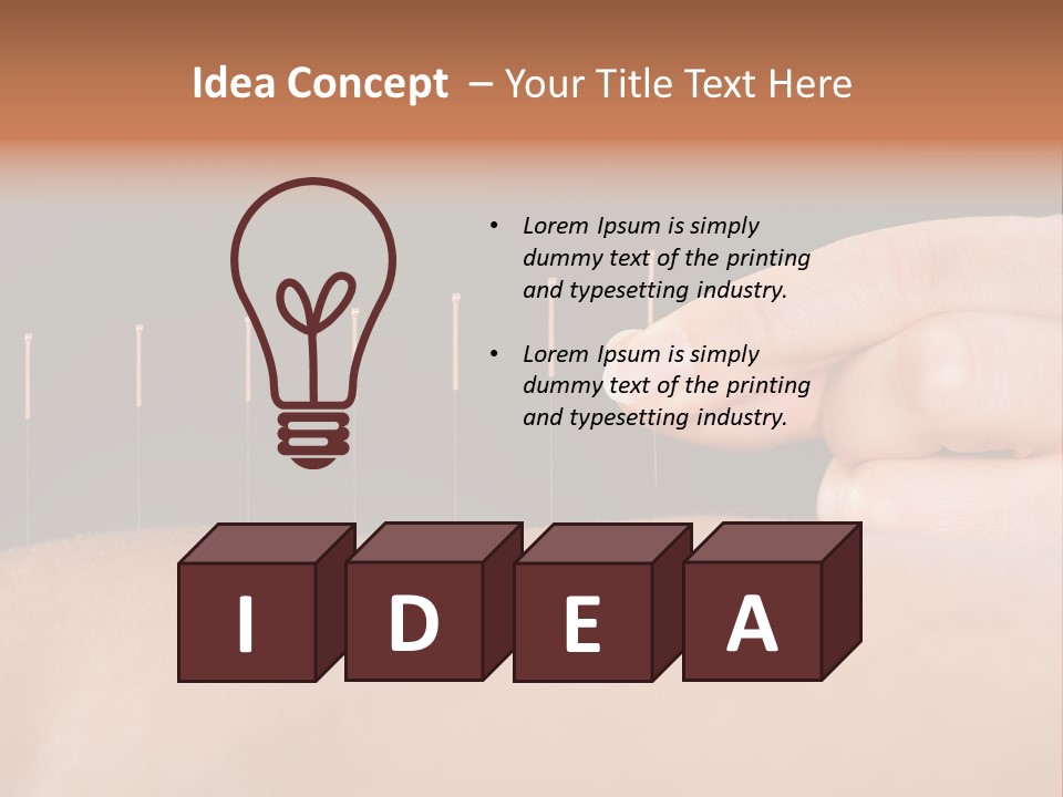 Electric Supply Temperature PowerPoint Template