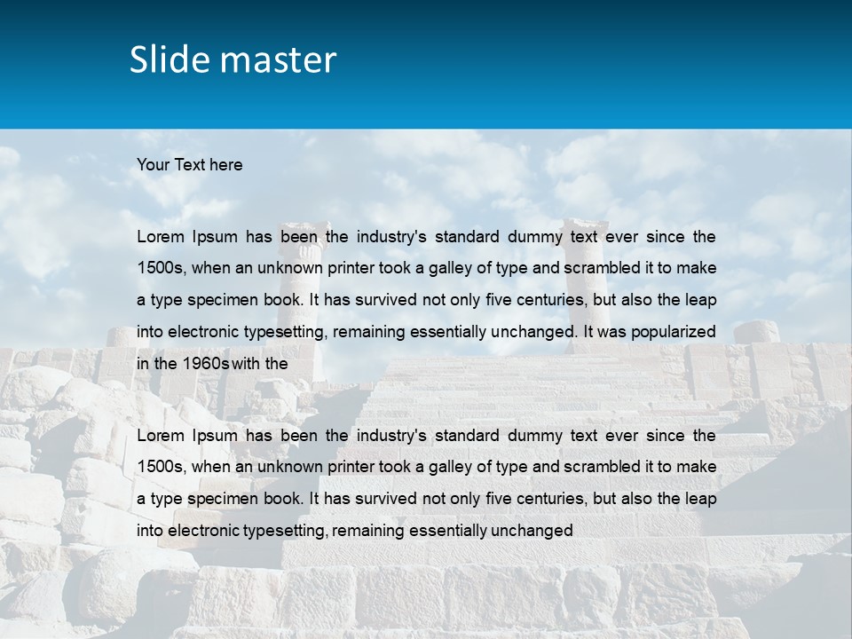 Home Unit Part PowerPoint Template