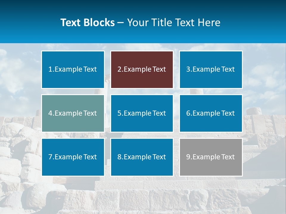 Home Unit Part PowerPoint Template