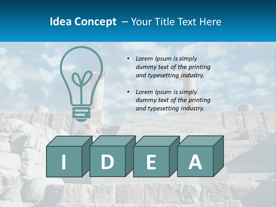 Home Unit Part PowerPoint Template