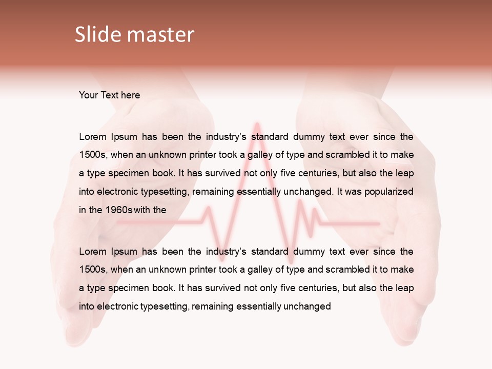 White Air Remote PowerPoint Template