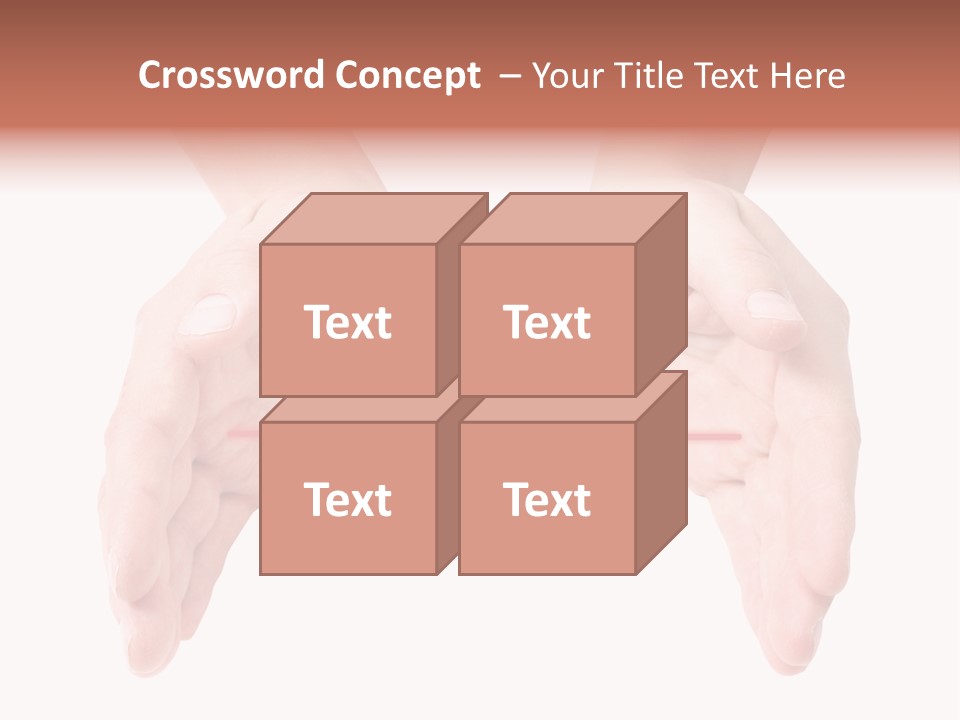 White Air Remote PowerPoint Template