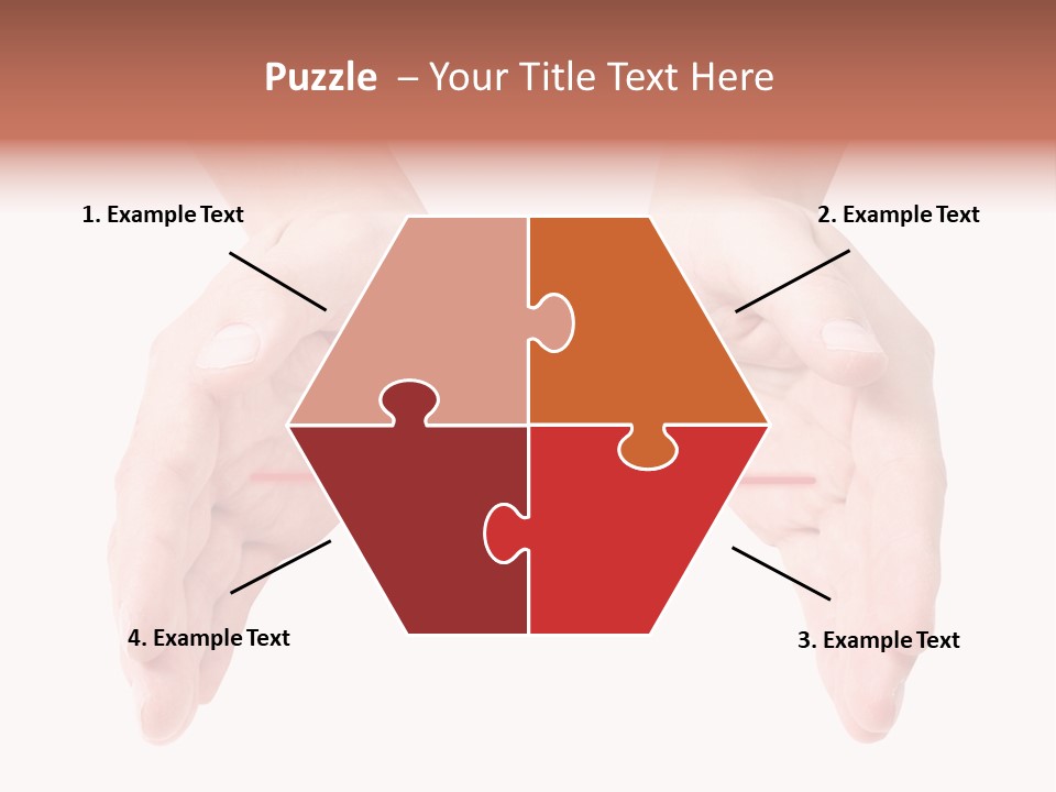 White Air Remote PowerPoint Template