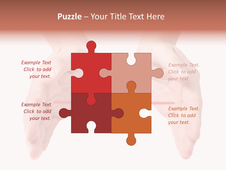 White Air Remote PowerPoint Template