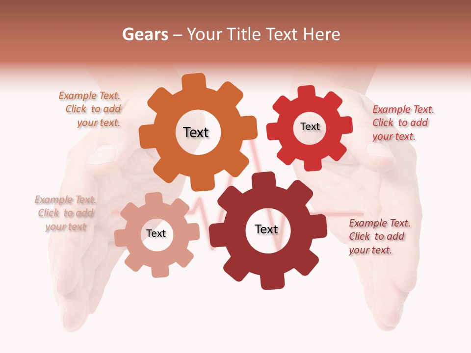 White Air Remote PowerPoint Template