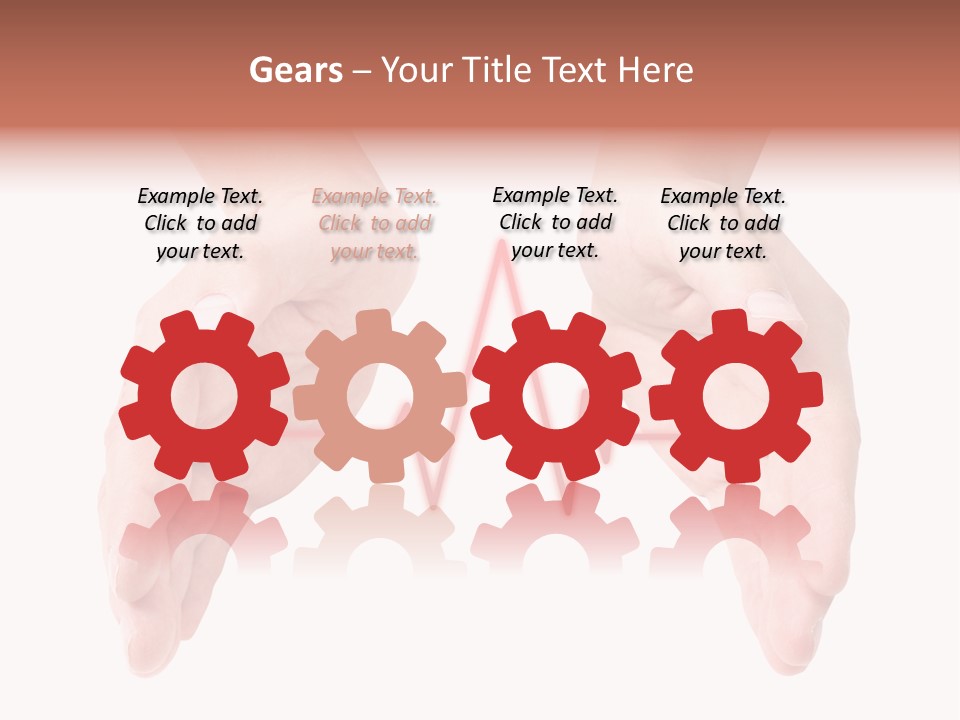 White Air Remote PowerPoint Template