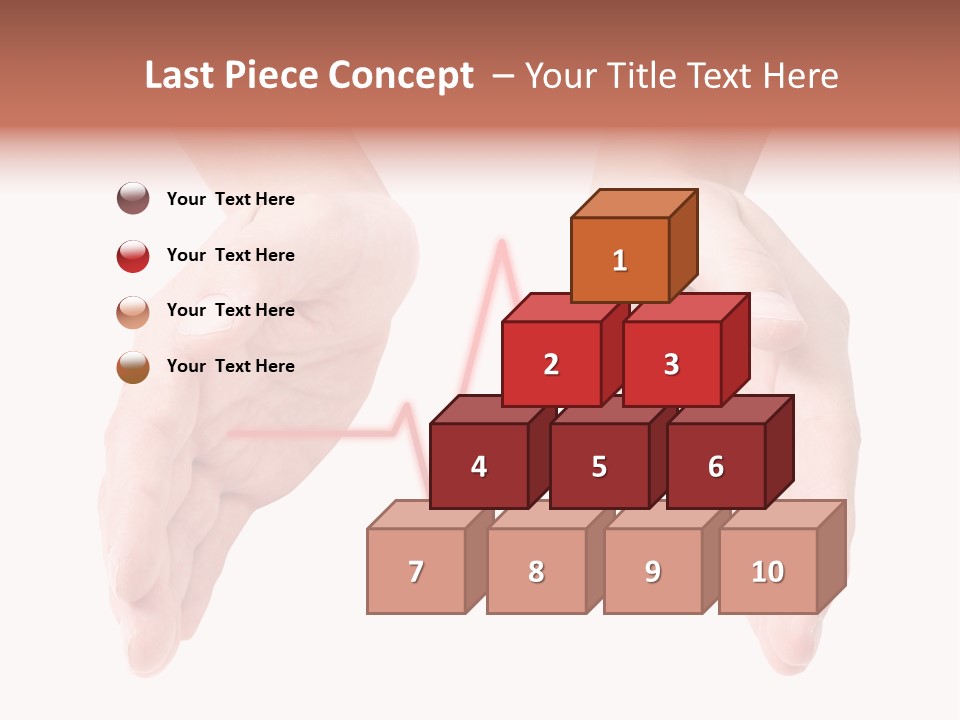 White Air Remote PowerPoint Template