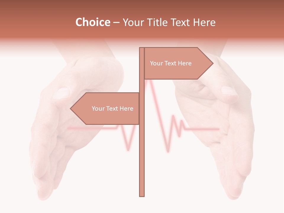 White Air Remote PowerPoint Template