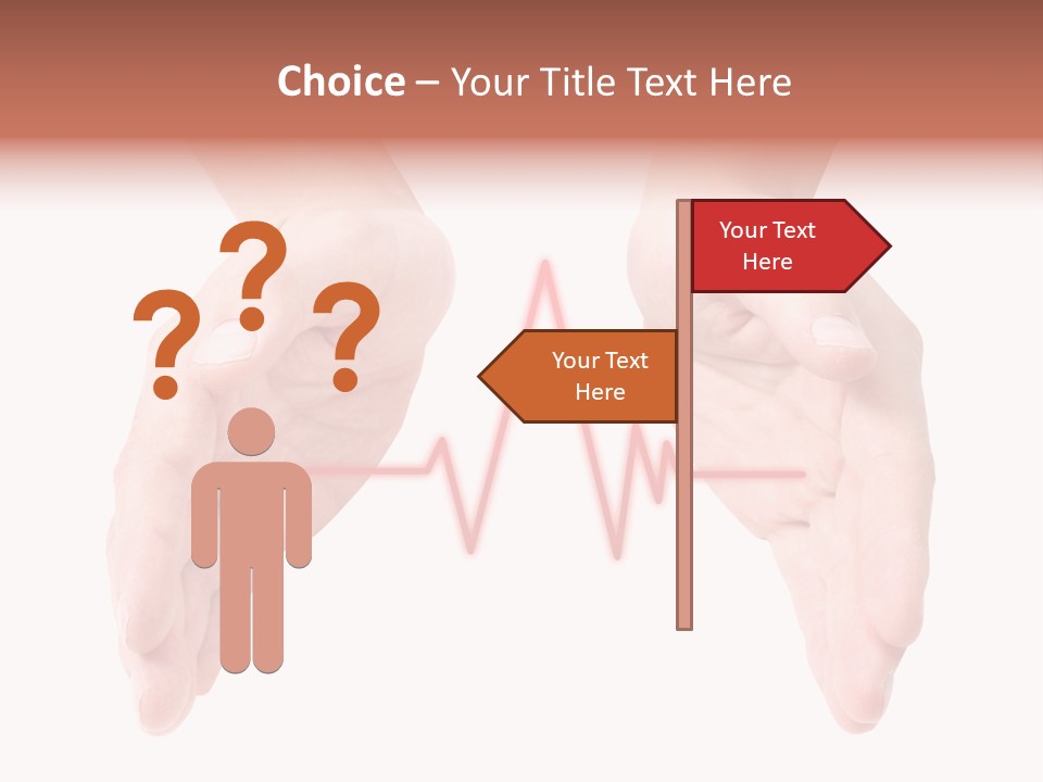 White Air Remote PowerPoint Template