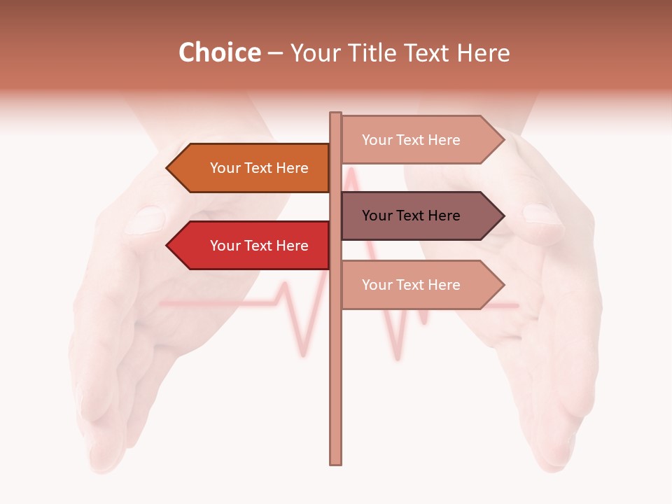 White Air Remote PowerPoint Template