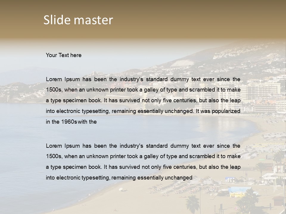 Ventilation Cool System PowerPoint Template