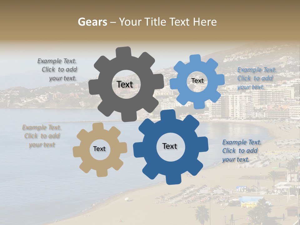 Ventilation Cool System PowerPoint Template