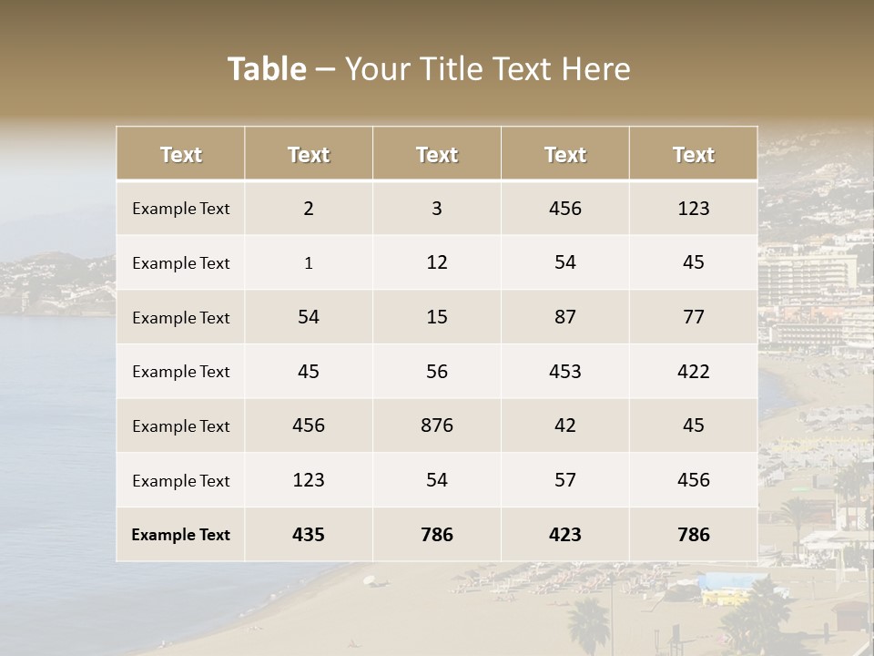 Ventilation Cool System PowerPoint Template