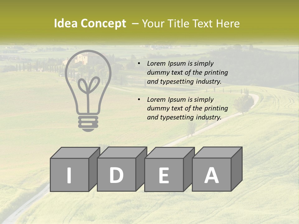 Switch Power System PowerPoint Template