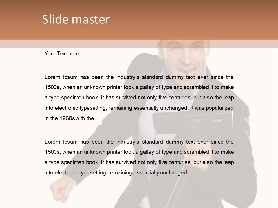 White Part Energy PowerPoint Template