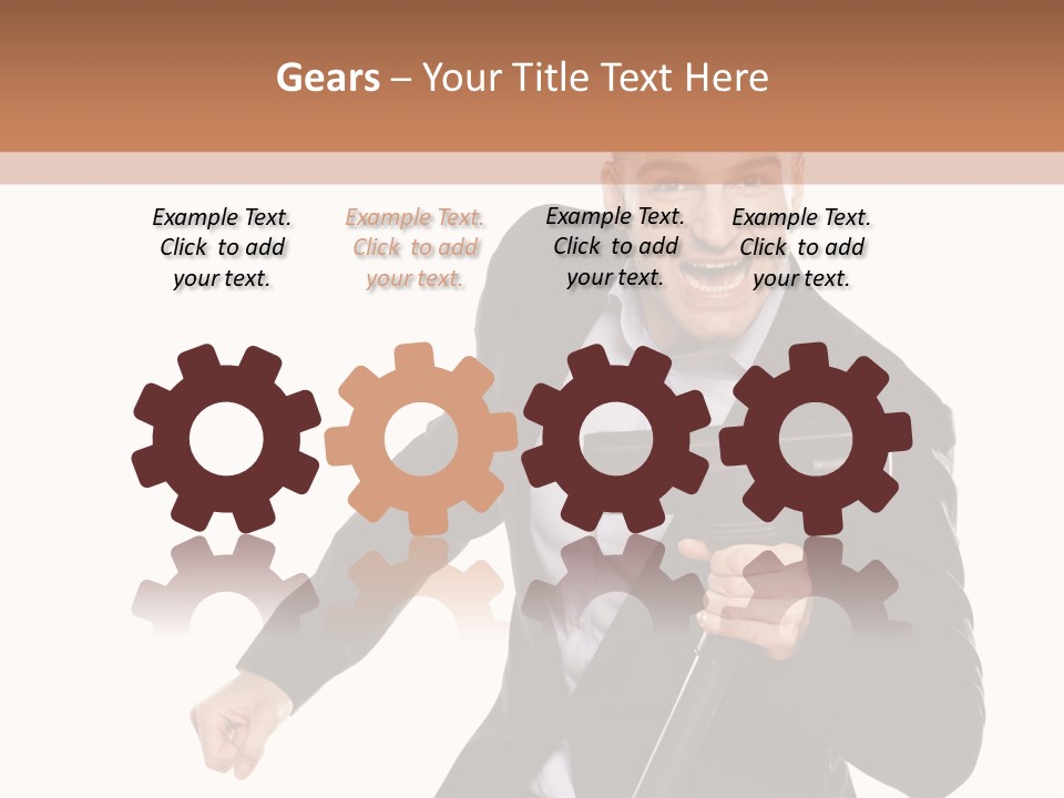 White Part Energy PowerPoint Template