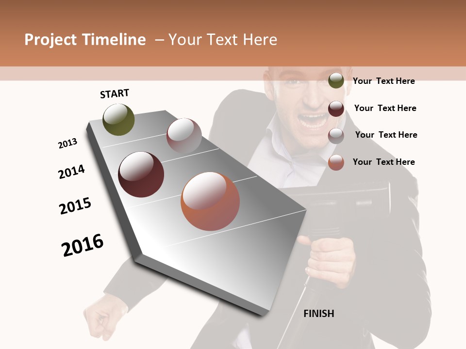 White Part Energy PowerPoint Template