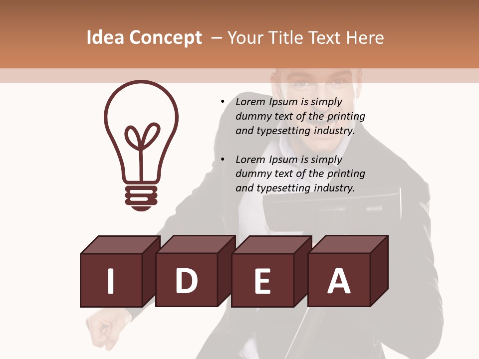 White Part Energy PowerPoint Template