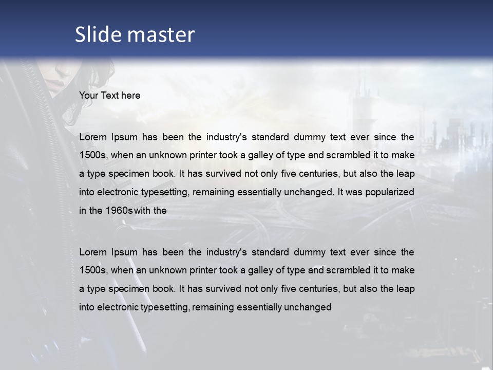 Cold Climate Electric PowerPoint Template