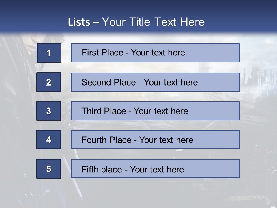 Cold Climate Electric PowerPoint Template