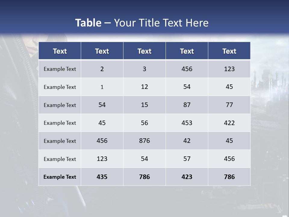 Cold Climate Electric PowerPoint Template