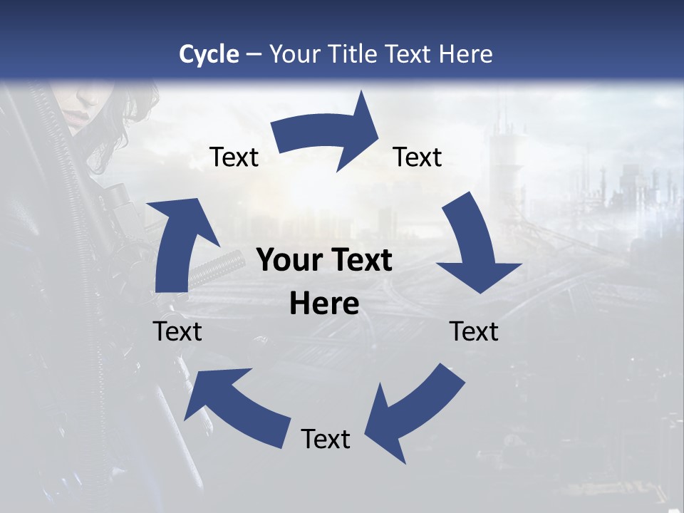 Cold Climate Electric PowerPoint Template