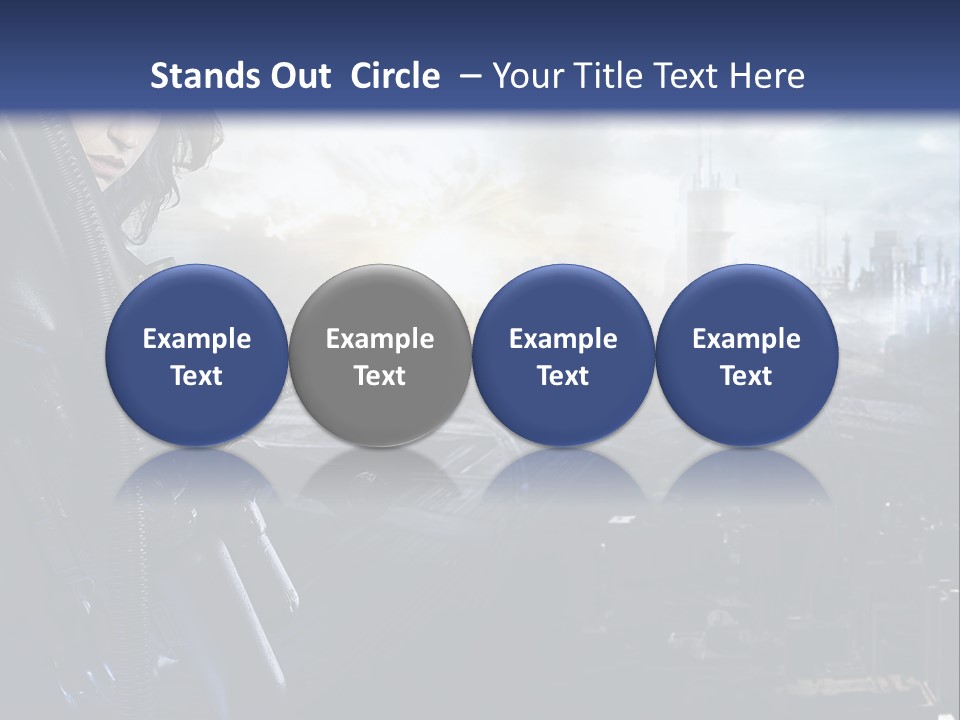 Cold Climate Electric PowerPoint Template