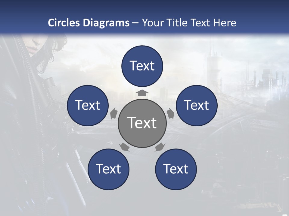 Cold Climate Electric PowerPoint Template