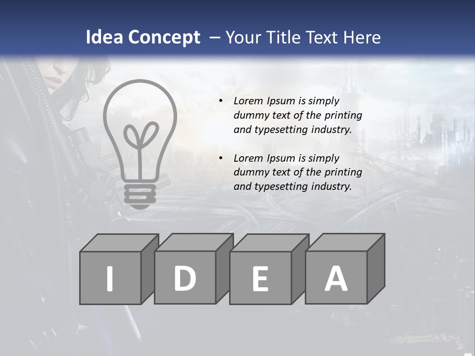 Cold Climate Electric PowerPoint Template