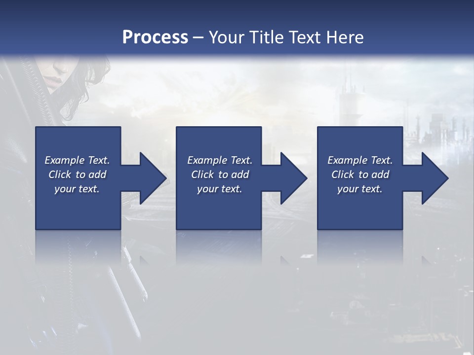 Cold Climate Electric PowerPoint Template