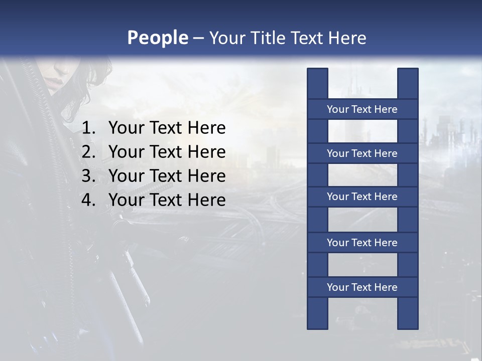 Cold Climate Electric PowerPoint Template