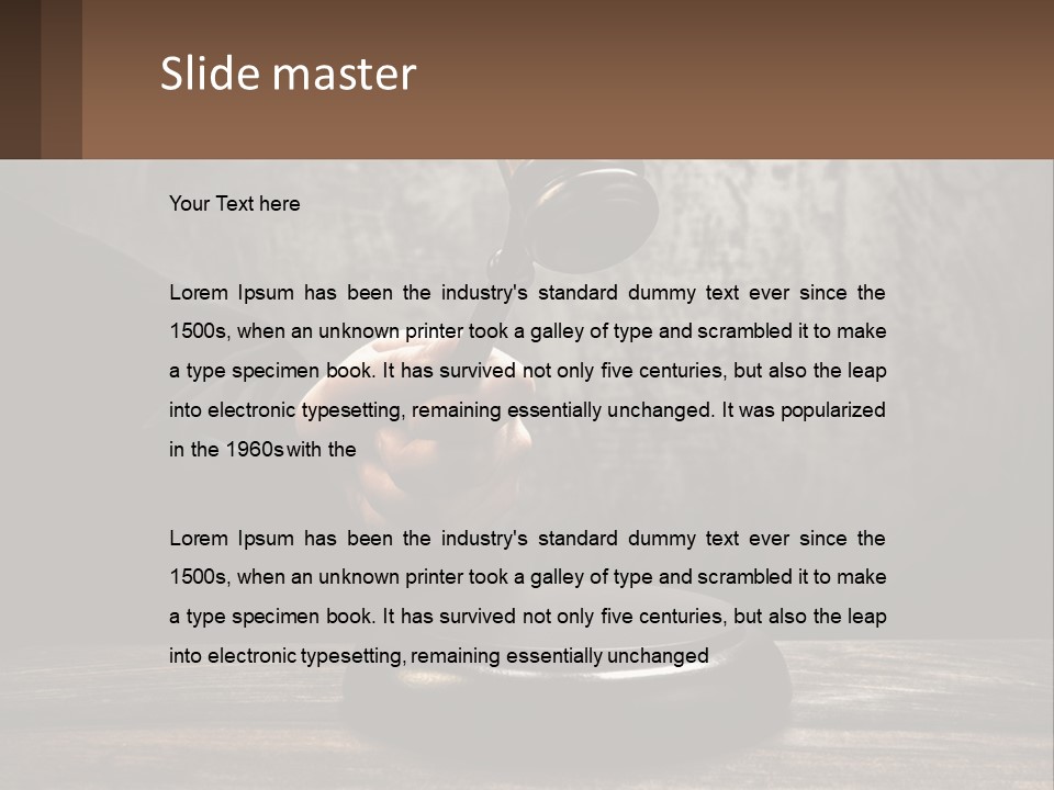 Part Unit Remote PowerPoint Template