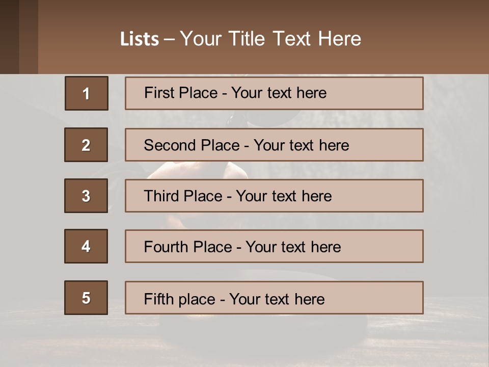 Part Unit Remote PowerPoint Template