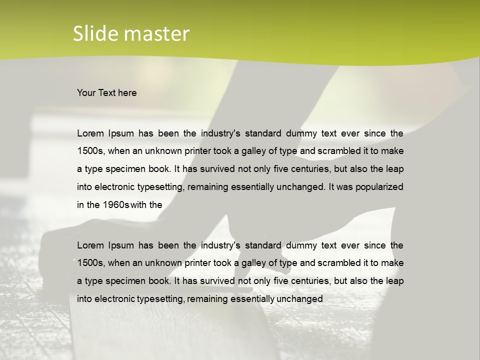 White Ventilation Remote PowerPoint Template