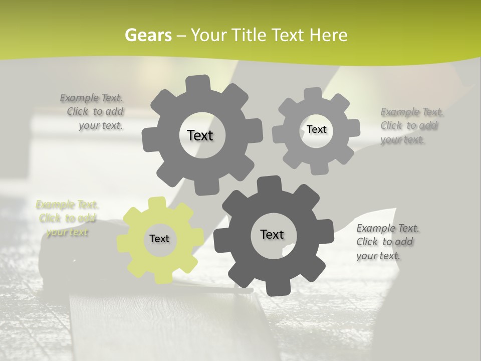 White Ventilation Remote PowerPoint Template