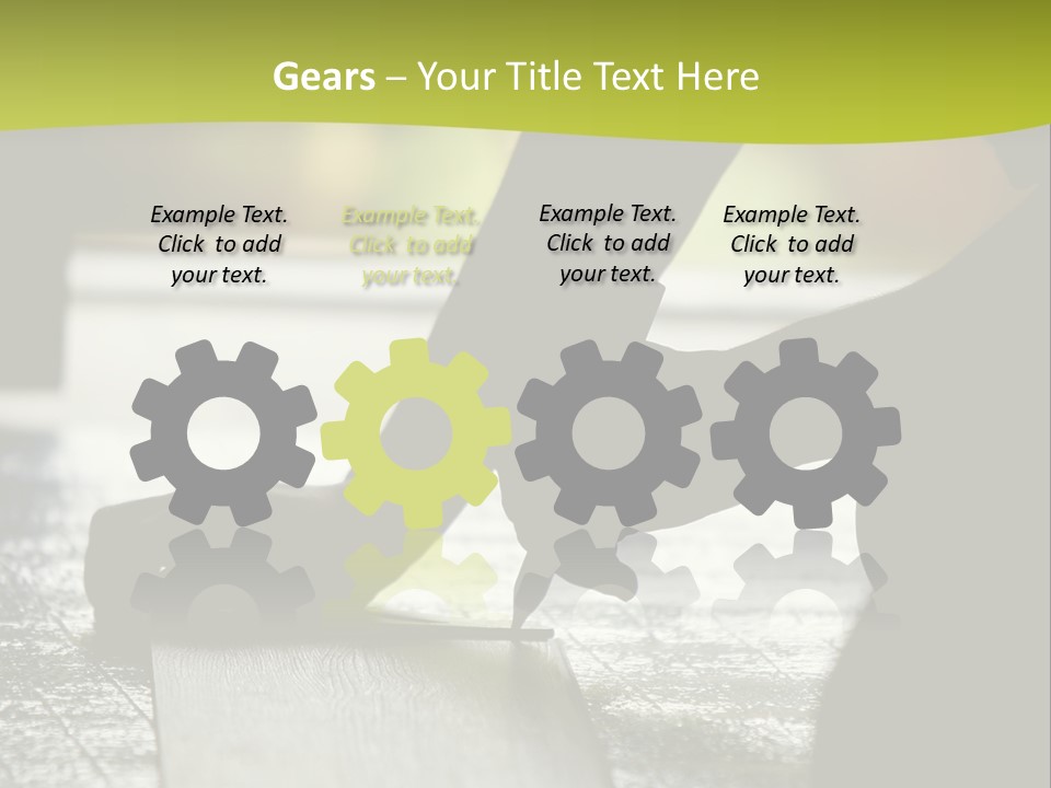 White Ventilation Remote PowerPoint Template