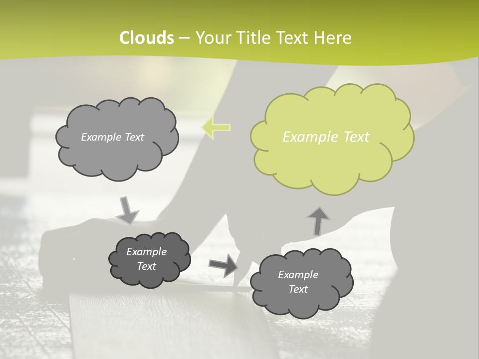 White Ventilation Remote PowerPoint Template