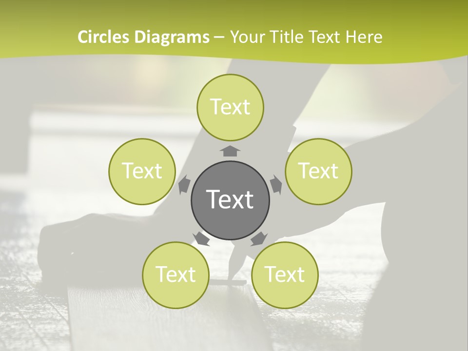 White Ventilation Remote PowerPoint Template