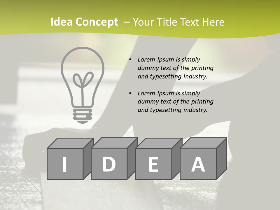 White Ventilation Remote PowerPoint Template