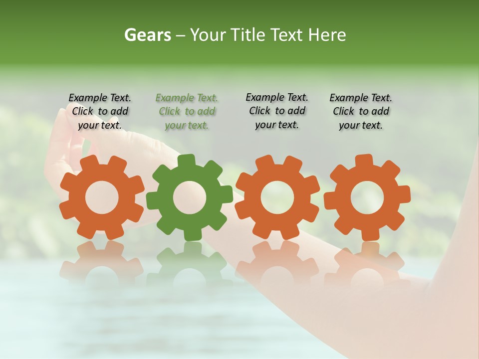 Unit Conditioner System PowerPoint Template