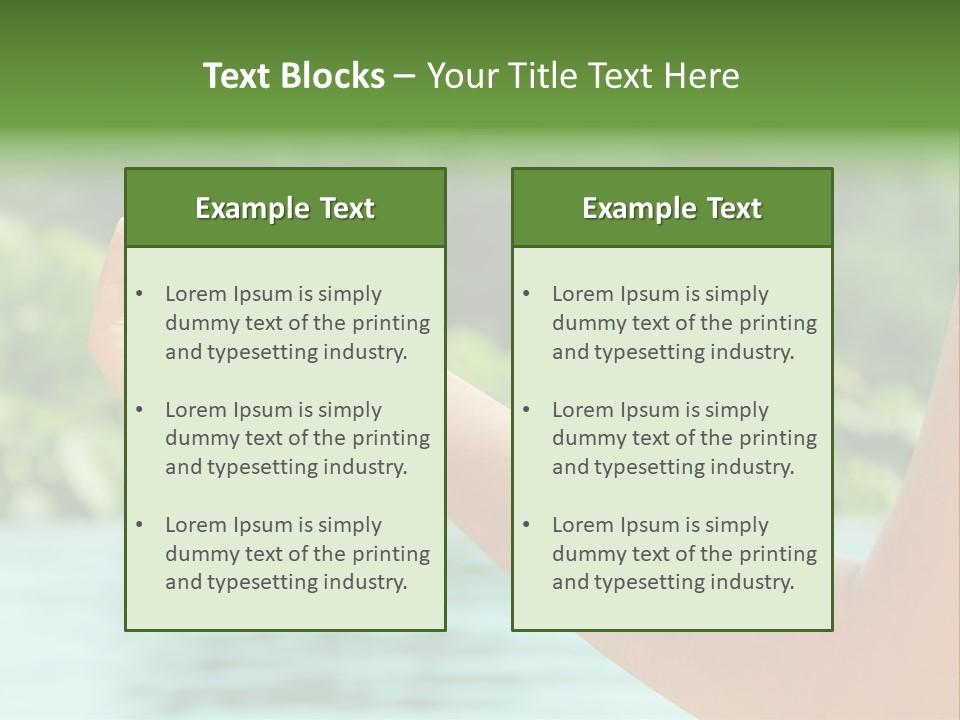 Unit Conditioner System PowerPoint Template