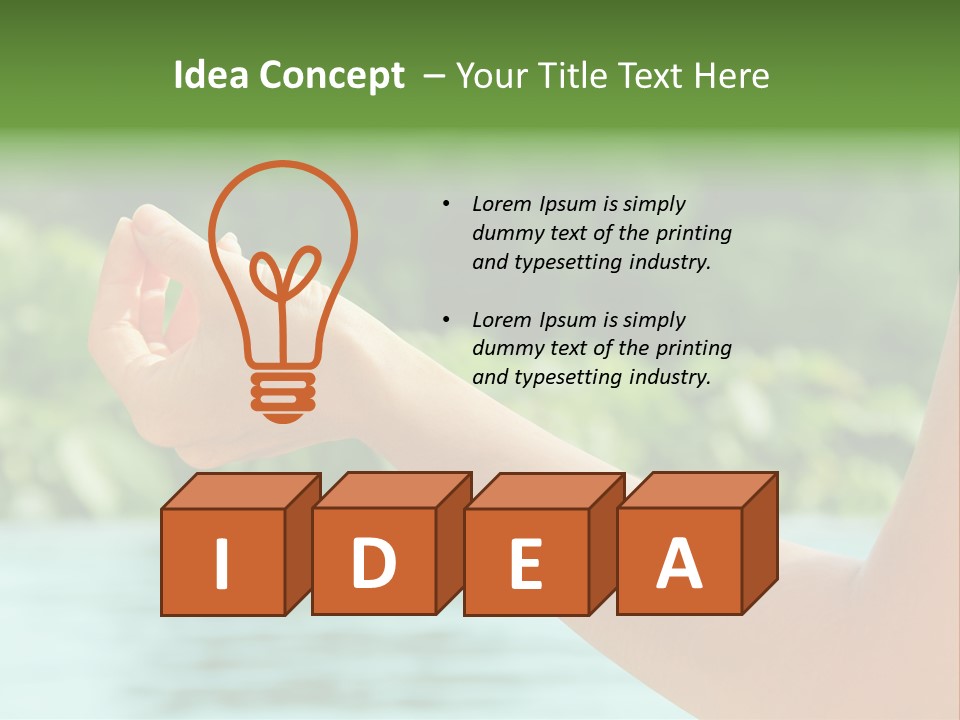 Unit Conditioner System PowerPoint Template