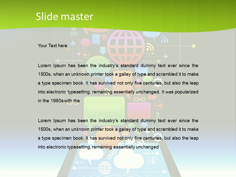 Air Electricity Conditioner PowerPoint Template