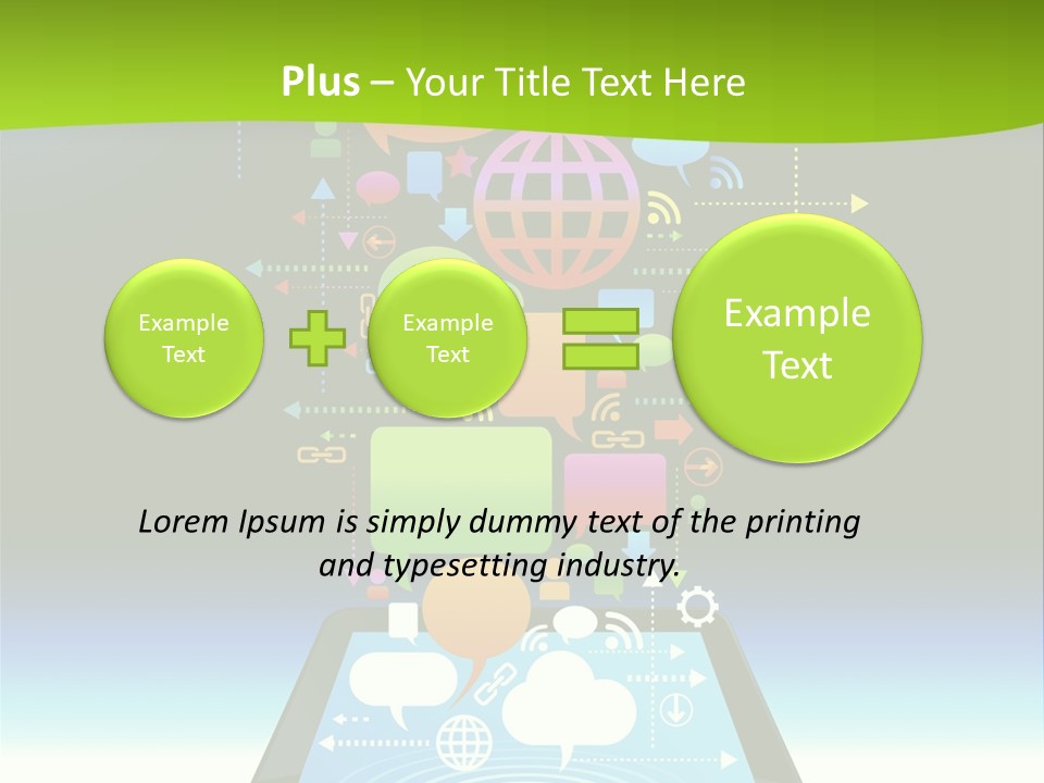 Air Electricity Conditioner PowerPoint Template