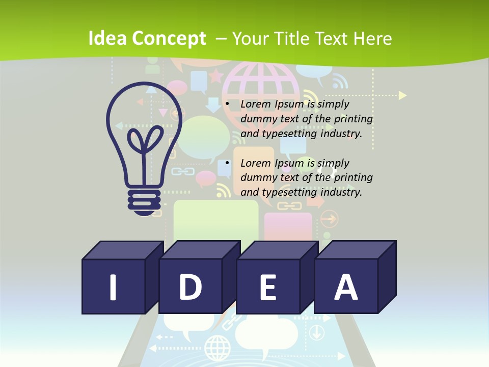 Air Electricity Conditioner PowerPoint Template