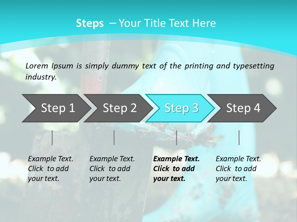 White Equipment Industry PowerPoint Template