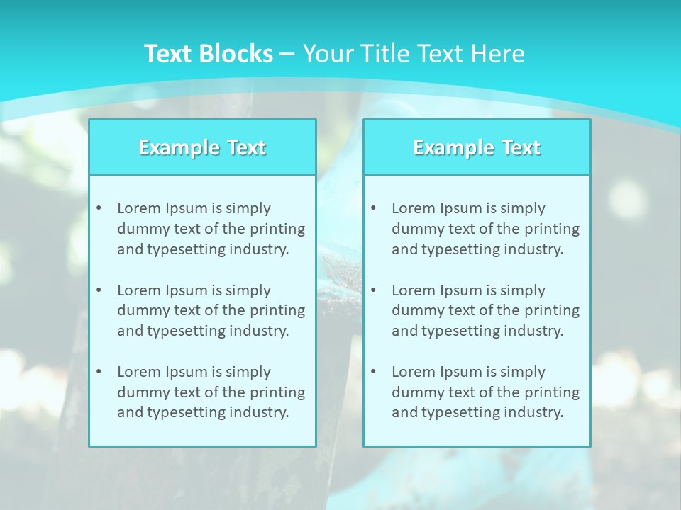 White Equipment Industry PowerPoint Template
