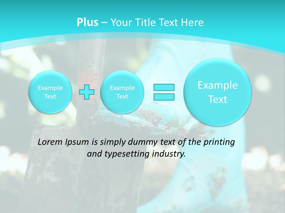 White Equipment Industry PowerPoint Template
